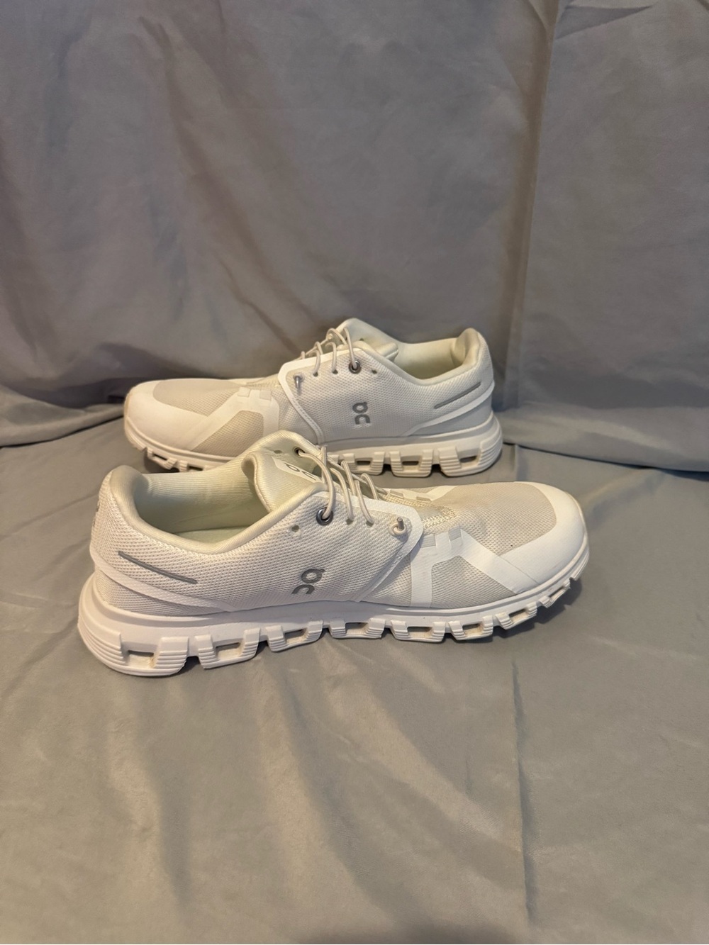 On Cloud Women’s Running Shoes - All White Lightweight Support